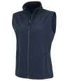RS902F R902F Result Recycled Ladies Printable Soft Shell Bodywarmer Navy colour image
